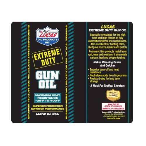 Lucas Oil Extreme Duty Gun Oil